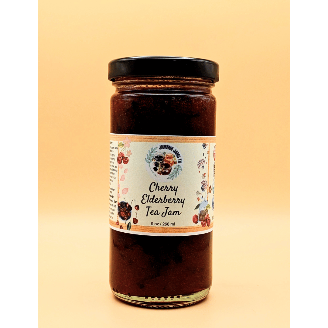 Cherry Elderberry Tea Jam – JamminJamsTN