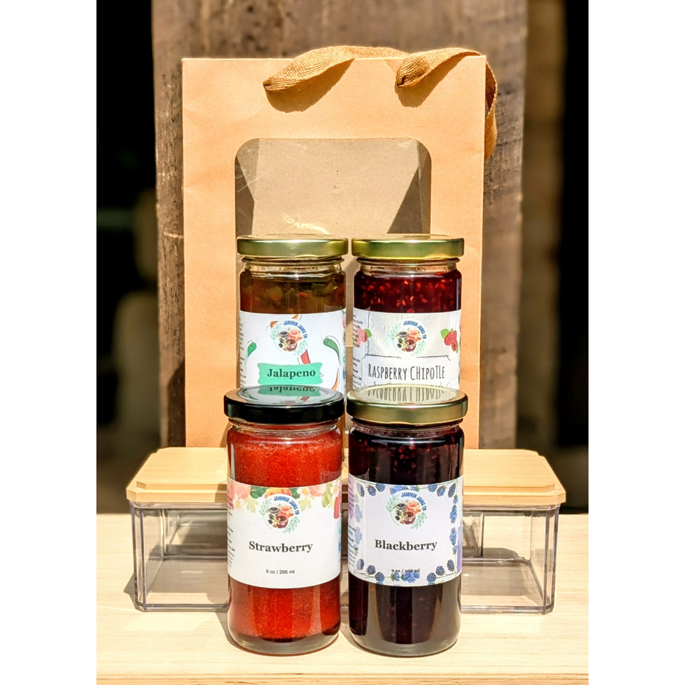 4 Pack - 2 Fruit/2 Savory Jams