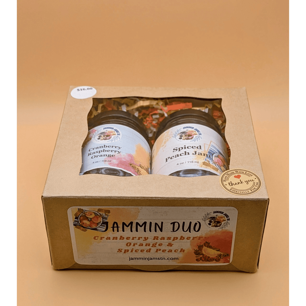 Jammin Duo Cranberry Raspberry Orange/ Spiced Peach