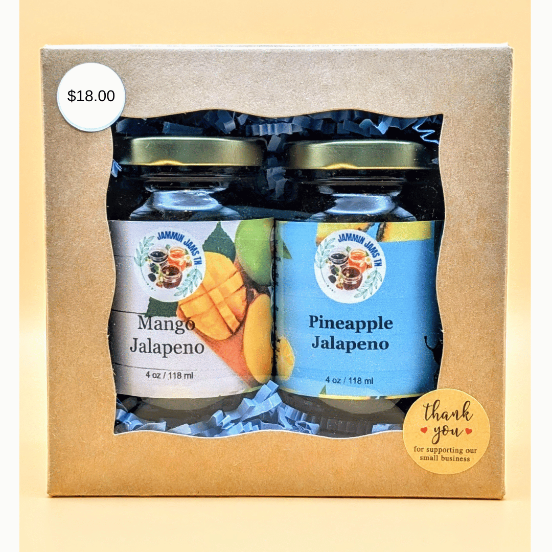 
                  
                    Jammin Duo Mango Jalapeno/ Pineapple Jalapeno
                  
                