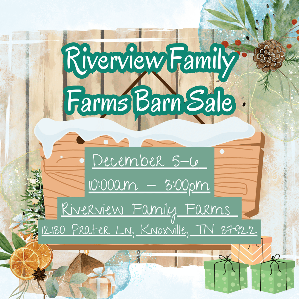 Riverview Family Farms Barn Sale