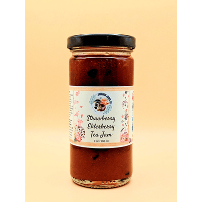 Strawberry Elderberry Tea Jam